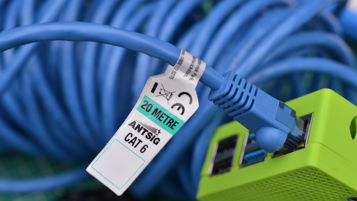 Network cabling and equipment